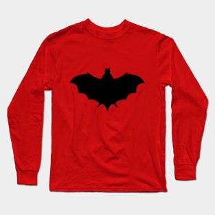 BLACK Bats Halloween Long Sleeve T-Shirt